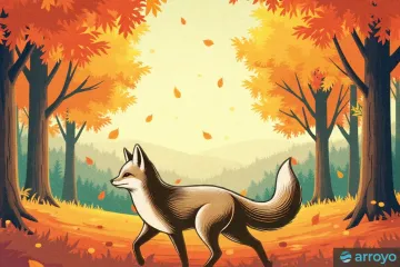 A fox on the beach